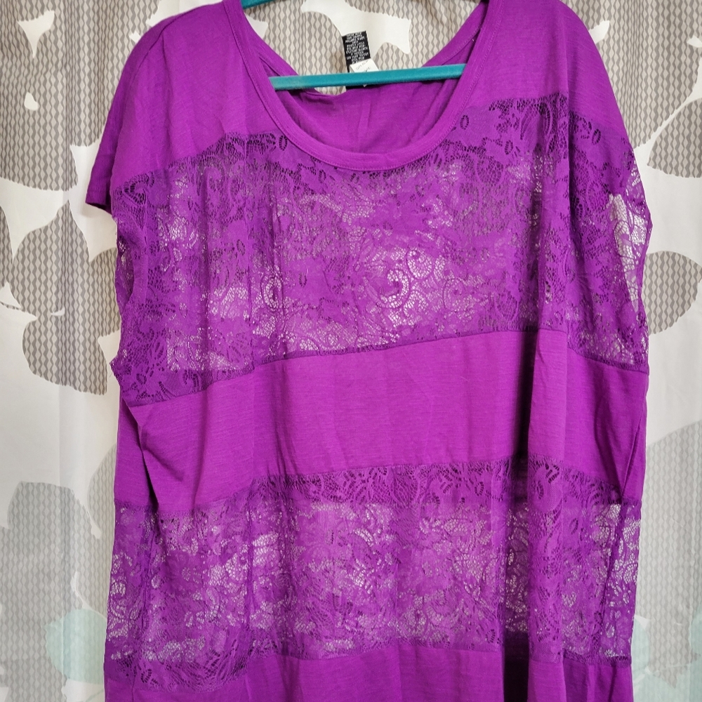 Cap sleeve sheer top